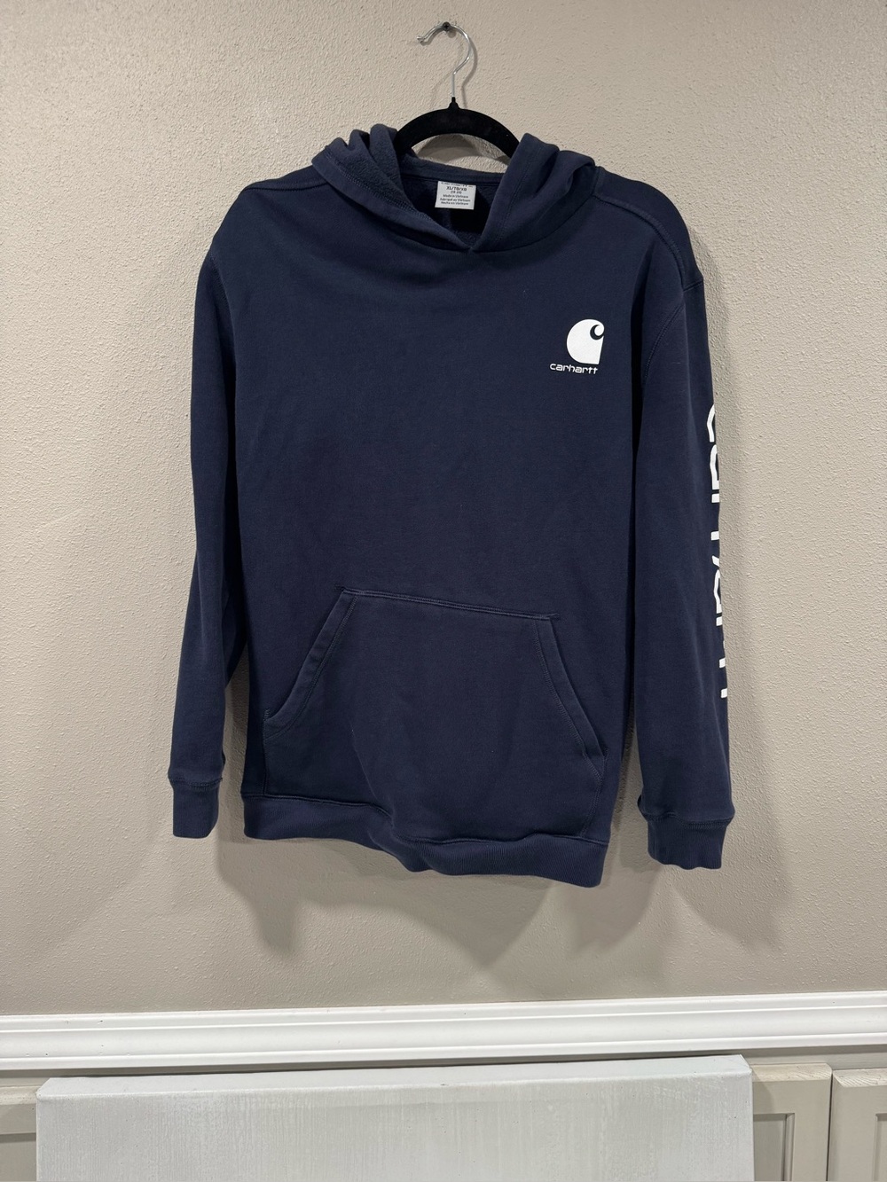 Carhartt Navy Pullover Hoodie
